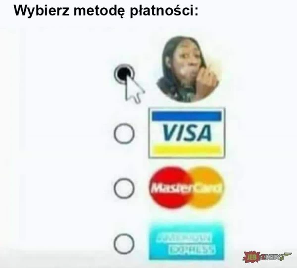 Wybierz metodę płatności