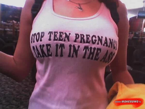 Stop ciężarnym nastolatkom