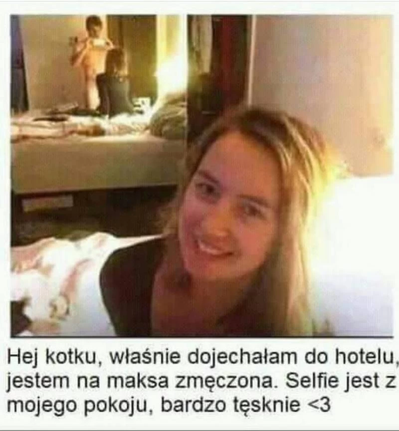 Selfie z hotelu