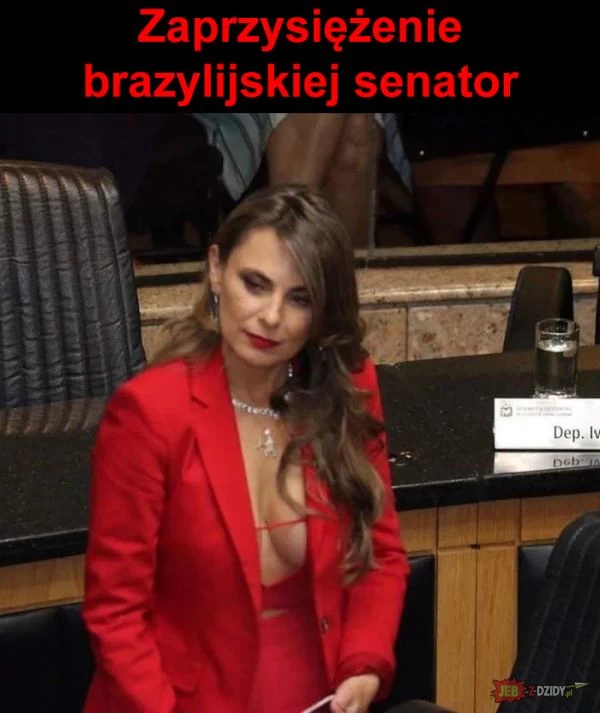 Zaprzysiężenie brazylijskiej senator