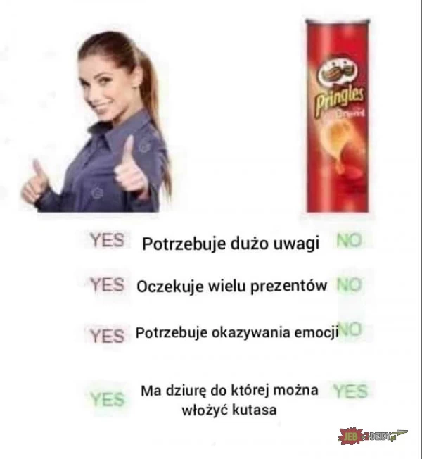 Pringles vs kobiety