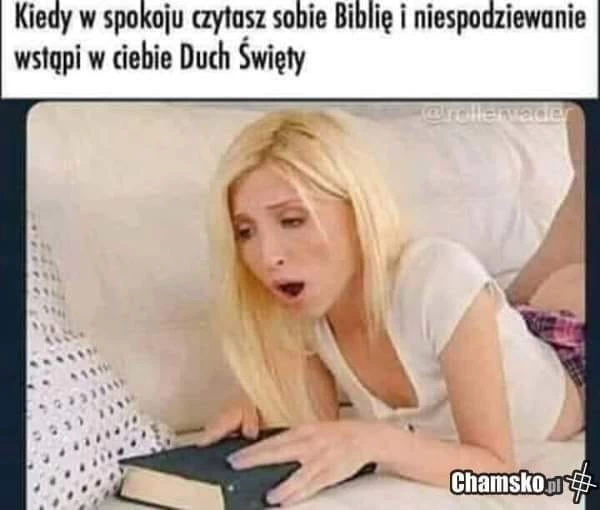Kiedy czytasz biblię