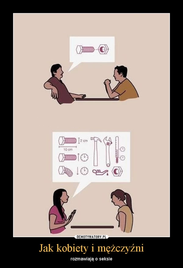 Jak kobiety i mężczyźni rozmawiają o seksie