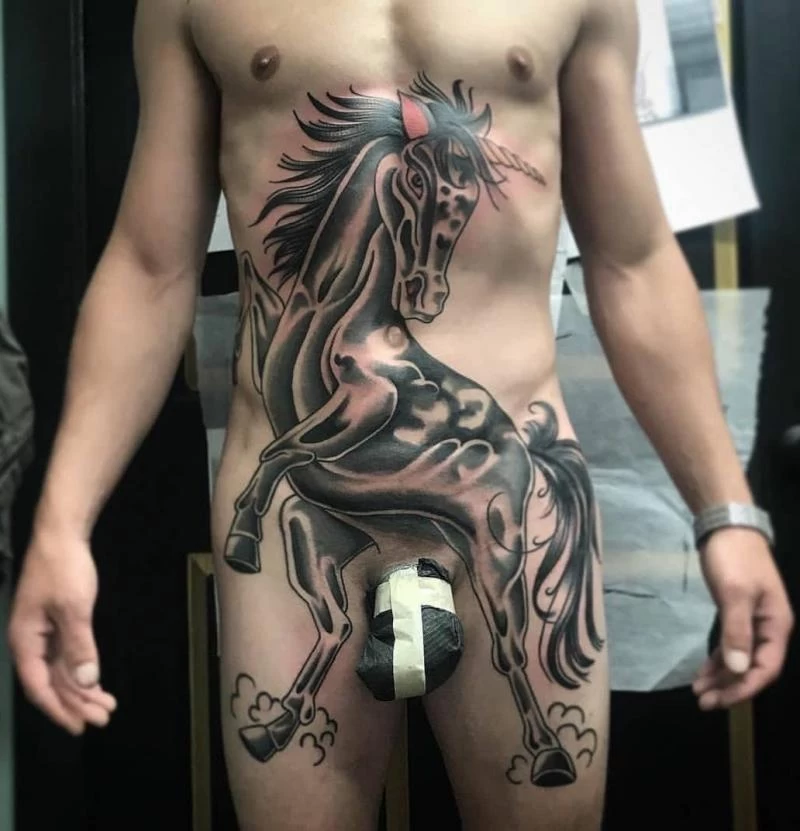 Koński tatuaż