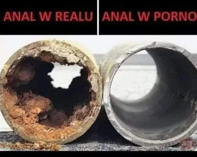 Anal w realu i w porno