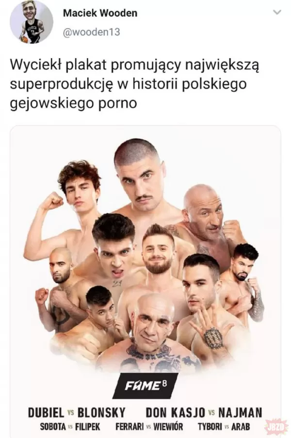 Plakat polskiego gejowskiego porno