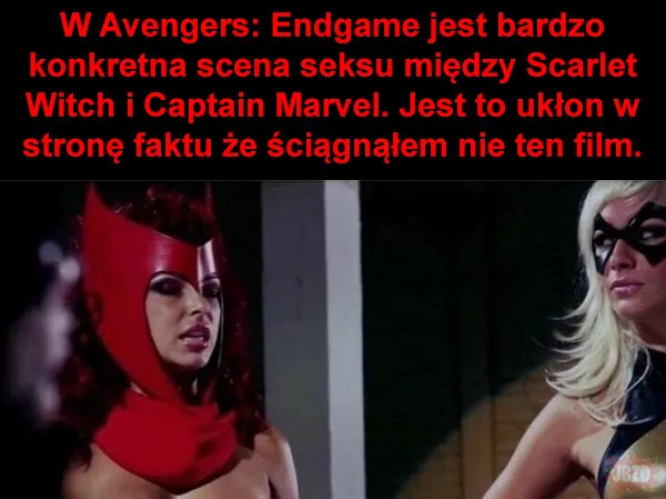 Scena seksu w Avengers