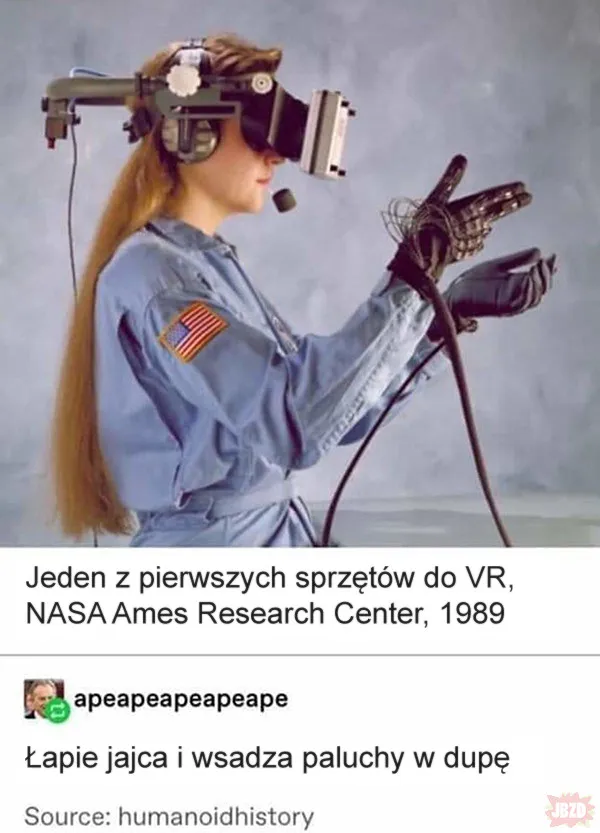 Sprzęt VR NASA